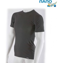Nanobodix Comfort pánské černé triko s krátkým rukávem