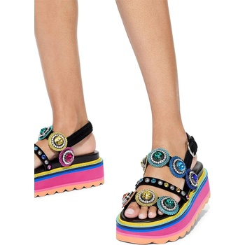 Kurt Geiger London сандали обувки с платформа дамски кожени Octavia Sling Flatform (5612405219)