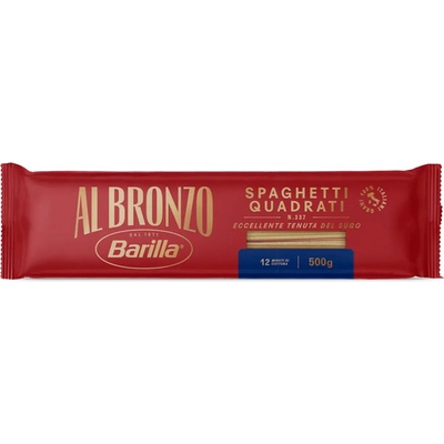 Barilla Spaghetti al bronzo quadrati čtvercové 0,5 kg