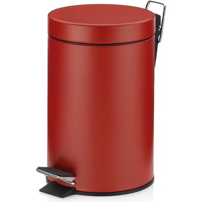 Kela Кош за отпадъци kela monaco с педал (3 л) - червен (kela 24289)