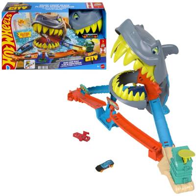 Mattel Hot Wheels: Писта Атаката на акулата с количка, JHL96 (JHL96)
