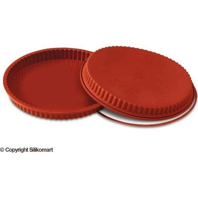 Silikomart Forma na koláč silikonová vroubkovaná terakota silikon 26 cm