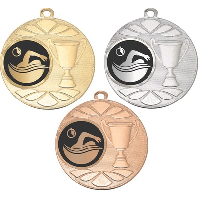 VIZINGR Plavání medaile DI5003-LAC016 DI5003-LAC016 bronz