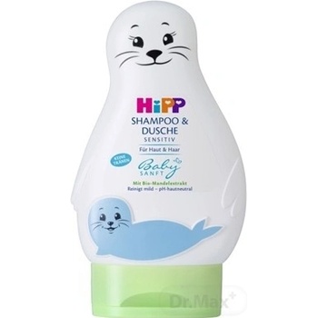 Hipp Babysanft detský šampón na vlasy a telo Seal 200 ml
