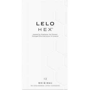 LELO Hex Original - презервативи - тънки и издръжливи - 12 броя - lovesexshop