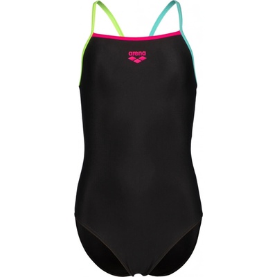 Arena Light Drop Solid dívčí jednodílné plavky černá/ hnědá – Hledejceny.cz