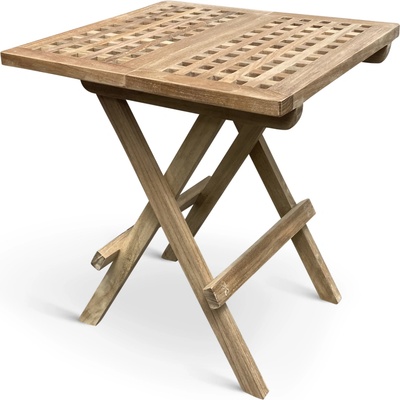 TEXIM PIKNIK TEAK záhradný teakový skladací stolík