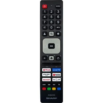 Sharp aquos shw/rmc/0159n, 32hf3865e, 40hf3265e - оригинален дистанционен контрол (aquos shw/rmc/0159n, 32hf3865e, 40hf3265e)