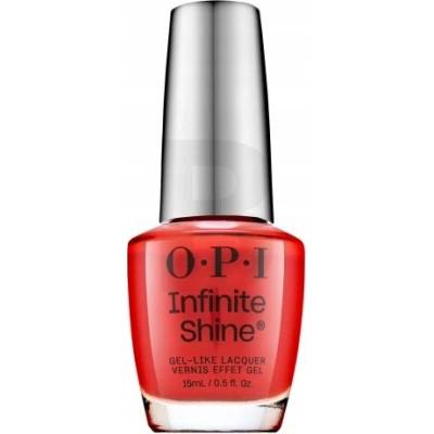OPI Infinite Shine Silk lak na nehty s gelovým efektem Knock 'Em Red 15 ml
