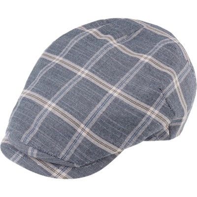 Fiebig Headwear since 1903 pánská letní bekovka modra kostka
