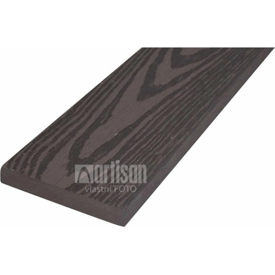 WPC dřevoplastové plotovky rovné LamboDeck 13x90x1800 - Chocolate