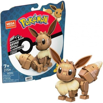 Mattel Pokémon Eevee Mega Construx Construction Set Build and Show 13 cm