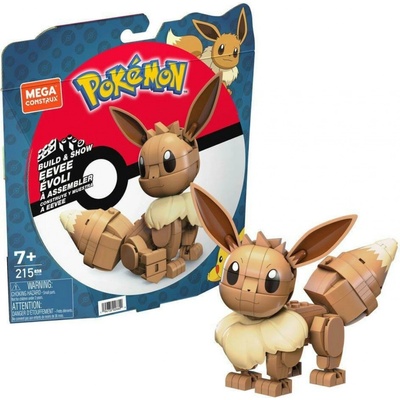 Mattel Pokémon Eevee Mega Construx Construction Set Build and Show 13 cm