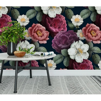 Image 1 of Art gift Фототапет Стена в цветя