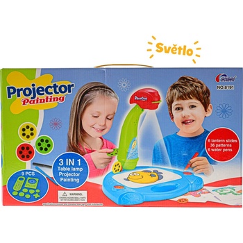 Projektor lampička 28x19x24 cm se světlem fixami a doplňky