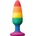 NS Novelties Анална тапа с вендуза Rainbow Euphoria, голяма