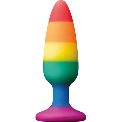 NS Novelties Анална тапа с вендуза Rainbow Euphoria, голяма