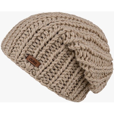 Doke pletená čepice rib sisal