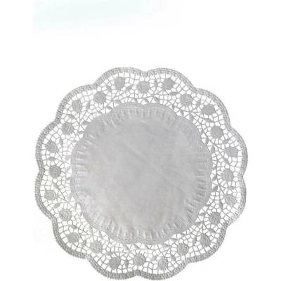 Wimex Dekorativní krajka kulatá bílá průměr 28cm 100 ks