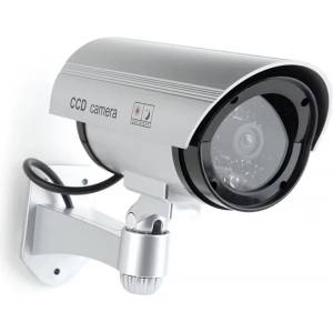  Водоустойчива фалшива охранителна камера Dummy IR Camera с мигаща LED светлина 1100