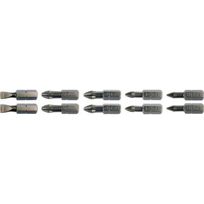 Sada bitov YATO 1/4" 10ks, 5,6mm, 2xPH1, 2xPH2, 2xPZ1, 2xPZ2