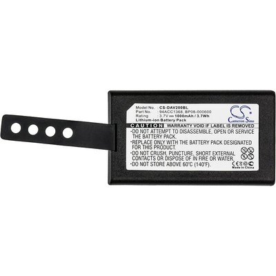 Батерия за баркод скенер Datalogic CVR2 DL-Memor/ Wasp DT10 94ACC1368 LiIon 3.7V 1000mAh Cameron Sino (CS-DAV200BL)