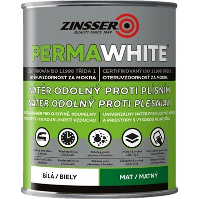 ZINSSER PERMA-WHITE 1 l biela matná