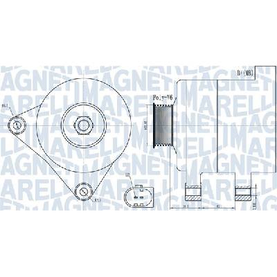 MAGNETI MARELLI generátor 063732011010
