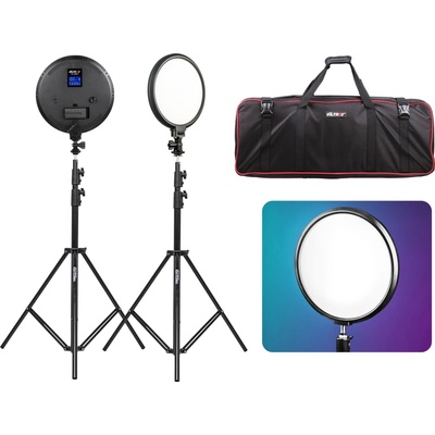 Video LED světlo Viltrox VL-500T - KIT dvou video světel, stativů a příslušenství