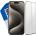 ofisitebg Удароустойчив стъклен full протектор за Apple iPhone 15 Pro Max