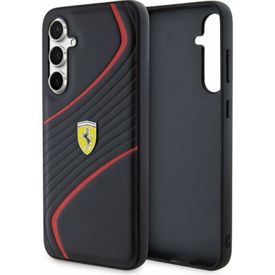 Ferrari FEHCS23FEPTWK S23 FE S711 čierne hardcase Twist Metal Logo FEHCS23FEPTWK