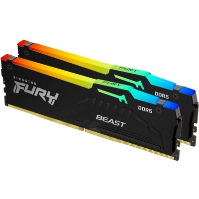 Kingston FURY Beast RGB 64GB (2x32GB) DDR5 5200MHz KF552C36BBEAK2-64