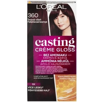 L'Oréal Casting Creme Gloss боя за коса всички типове коси боядисана коса 48 ml нюанс 360 Black Cherry за жени