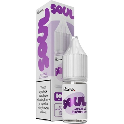 Klarro Soul Salts Mrazené Čučoriedky 10 ml 20 mg