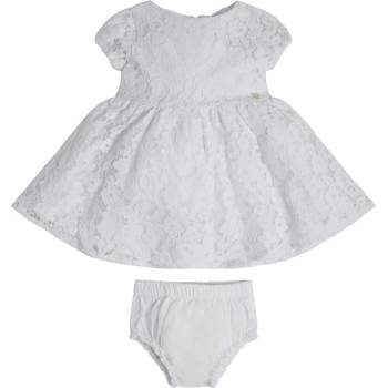 Image 1 of Guess Дантелена официална рокля в бяло за бебе момиче Guess