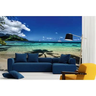 Dimex MA-5-3221 Samolepicí vliesová fototapeta na zeď Moorea Beach rozměry 375 x 250 cm