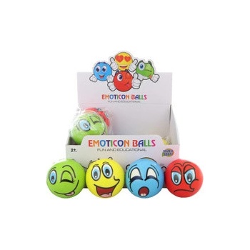 Míček s obličejem 12/bal