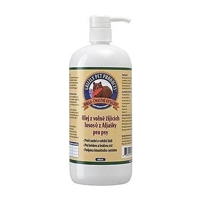 Grizzly lososový olej Salmon Oil Plus 1000 ml