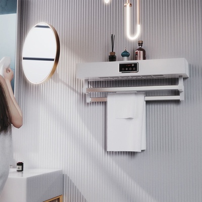 Сушилник за кърпи с стерилизация UV, баня или кухня, стенен монтаж, 60 cm, 450W, ElectricSun Standard бял - ElectricSun Сушилник за кърпи с стерилизация UV, баня или кухня, стенен монтаж, 60 cm, 450W, ElectricSun Standard бял