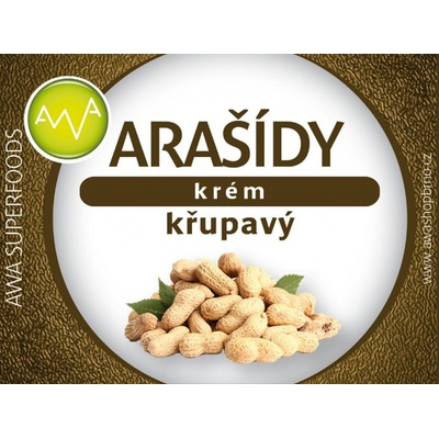 AWA superfoods Arašídový krém křupavý 1 kg