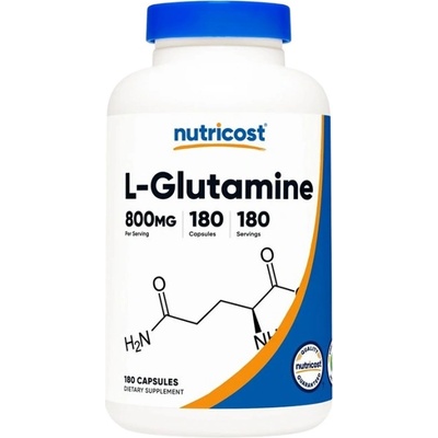 Nutricost L-Glutamine 800 mg [180 капсули]