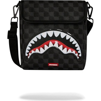 SPRAYGROUND Sharks In Paris Balloon Black Messenger Sling MULTI