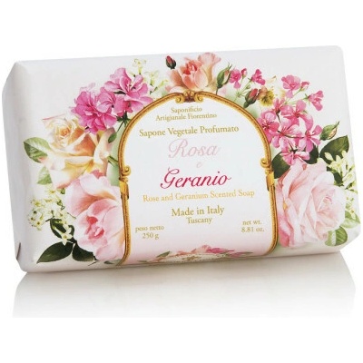 SA Firorentino prírodné tuhé mydlo ruža a muškát 250 g