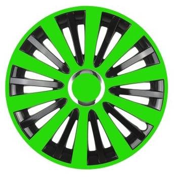 Image 1 of Тасове за джанти Falcon зелено / черно - 16