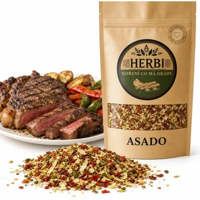 Herbi Asado argentínska zmes korenia na grilovanie a steaky 50 g