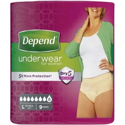 Depend Super pre ženy L 9 ks