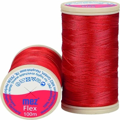 Elastická polyesterová nit 8727 Světle červená