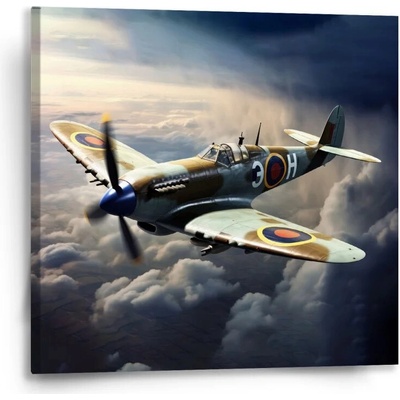 Sablio Obraz Stíhačka Spitfire - 50x50 cm