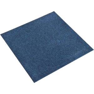 vidaXL Килим 20 бр. Тъмен син 50 x 50 cm 100% Полипропилен (42046750)