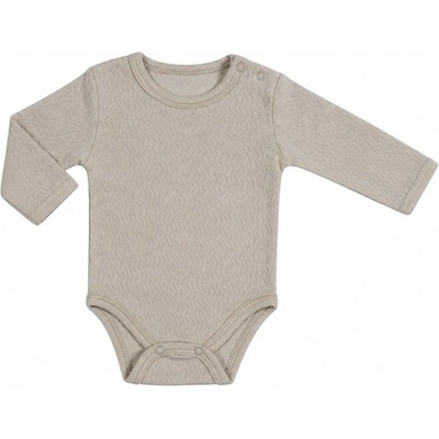 Baby Service Dojčenské body Vlnky smotanová Česká výroba Babyservice